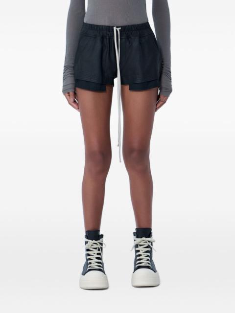 elasticated drawstring shorts