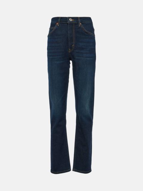 70s high-rise straight jeans
