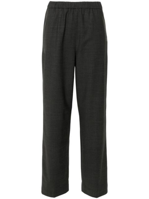 mélange-effect trousers
