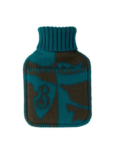 Navy & Gray EKD Wool Hot Water Bottle