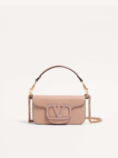 VALENTINO GARAVANI LOCÒ SMALL SHOULDER BAG WITH JEWEL LOGO