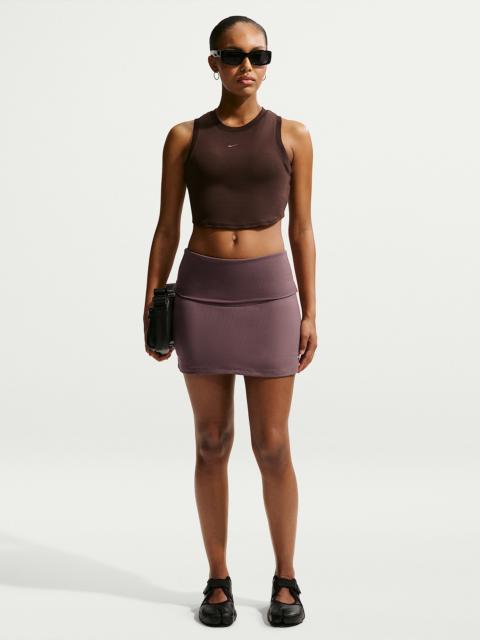 Nike Sportswear Chill Knit Women's Mid-Rise Tight Ribbed Skort