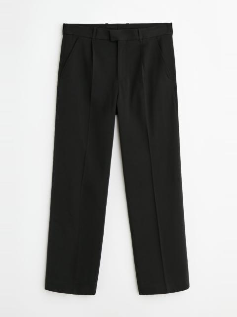 Slack Trouser Black Worsted Wool