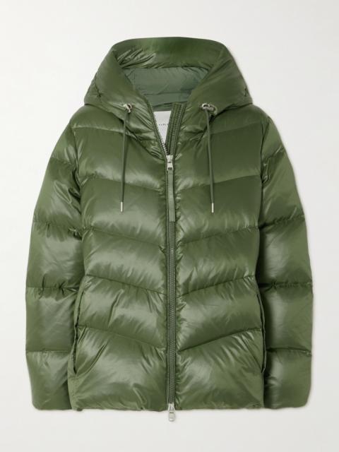 Madelina Hooded Quilted Shell Down Jacket