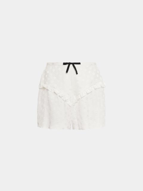 FLOWERS JACQUARD SHORTS