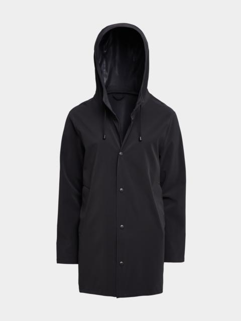 Stockholm Lightweight Matte Raincoat Black