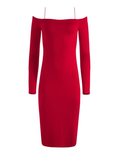 DORINDA OFF THE SHOULDER MIDI DRESS