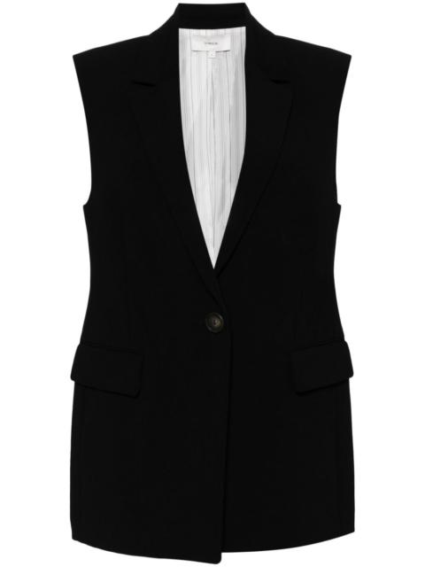 sleeveless blazer
