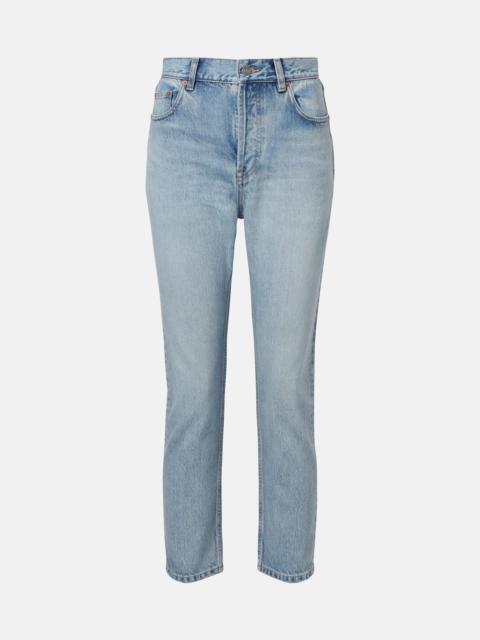 '90s cropped slim jeans