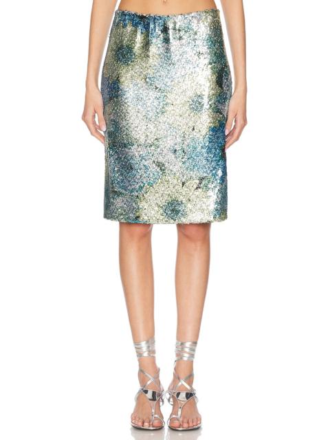 Sequin Midi Skirt