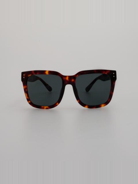 FREYA SQUARE SUNGLASSES IN TORTOISESHELL