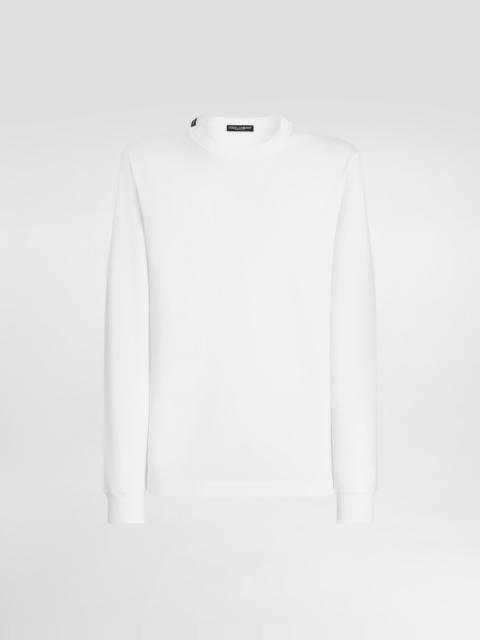 Long sleeve cotton t-shirt