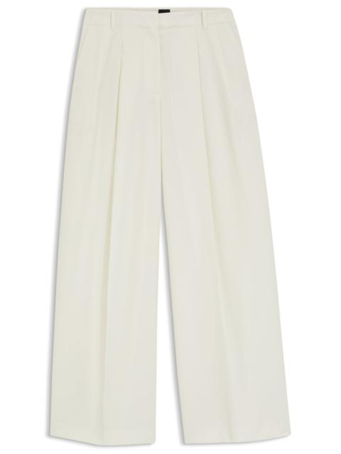 RELAXED-FIT TROUSERS IN A WOOL BLEND