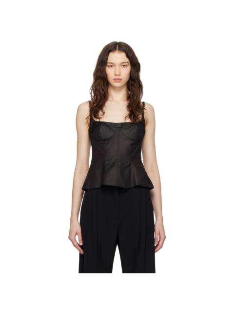 Black Peplum Camisole