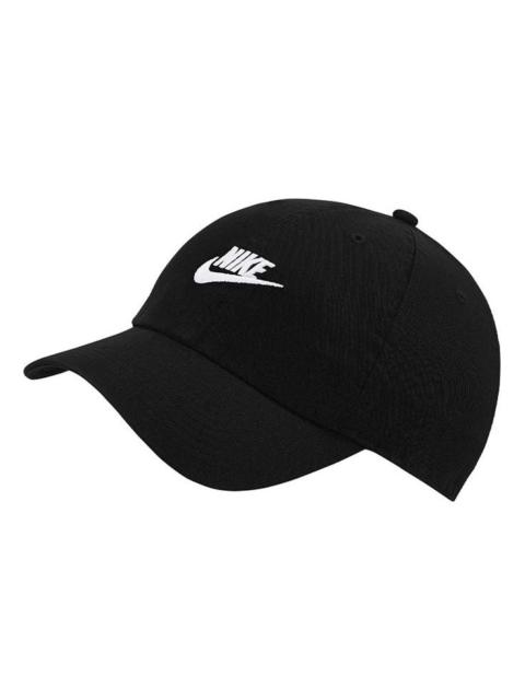 Nike Heritage 86 Futura Washed Cap 'Black' 913011-010