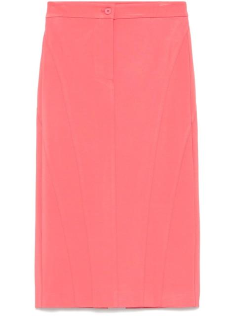 panelled midi skirt