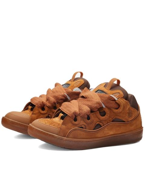 Lanvin Suede Curb Sneaker