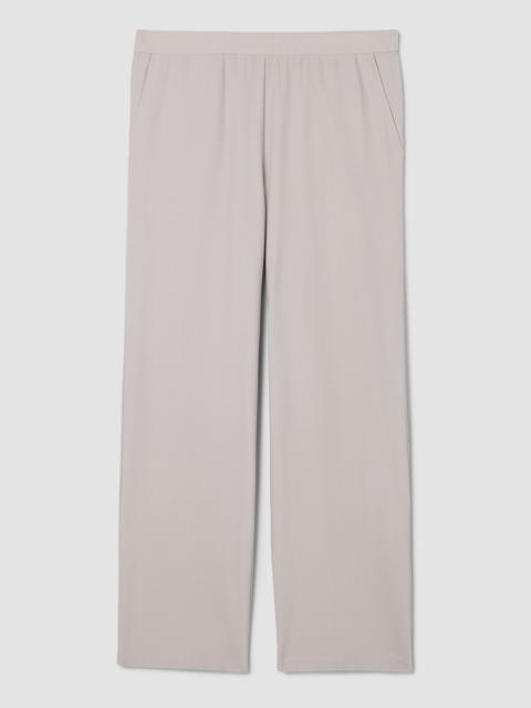 Washable Stretch Crepe Straight Pant
