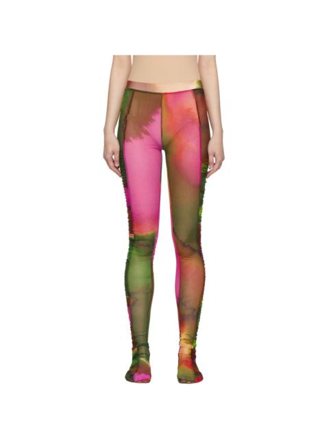 Purple Ruffled Tights