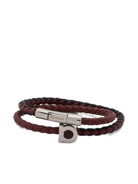 Ferragamo Braided Double-wrap Bracelet