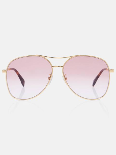 Fendigraphy aviator sunglasses