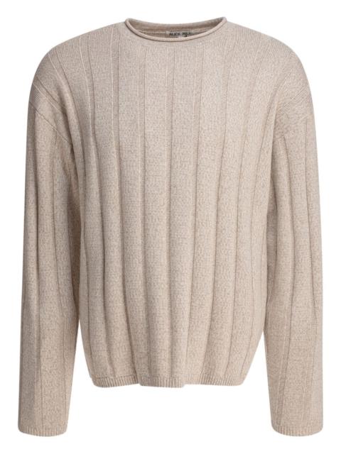 ribbed sweater