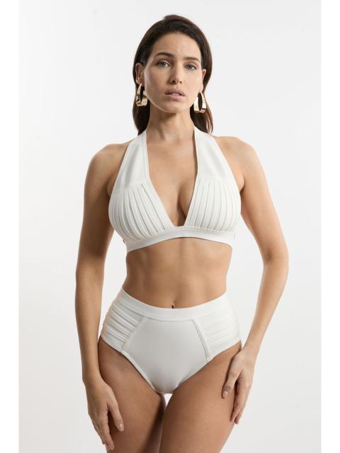 Bandage Sheer Stripe Bikini Bottoms