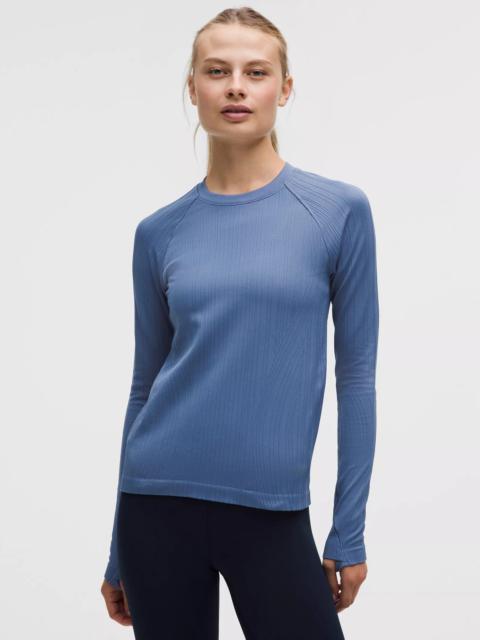 Rest Less Variegated Ribbed Pullover
