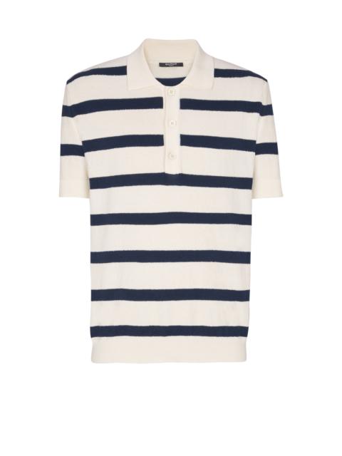 Cotton Balmain Marinière polo