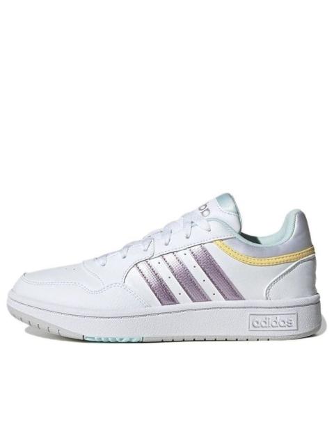 (WMNS) adidas Hoops 3.0 'White Matte Purple Metallic' GX1806