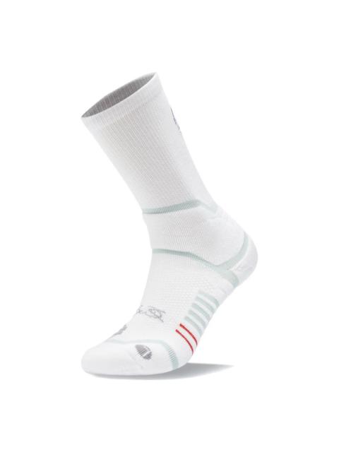 Li-Ning Way Of Wade Mid Cut Basketball Socks 'White' AWLT063-2