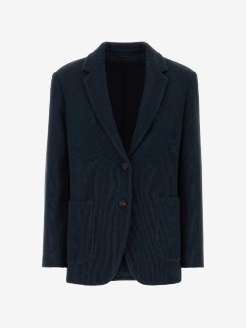 single-breasted blazer