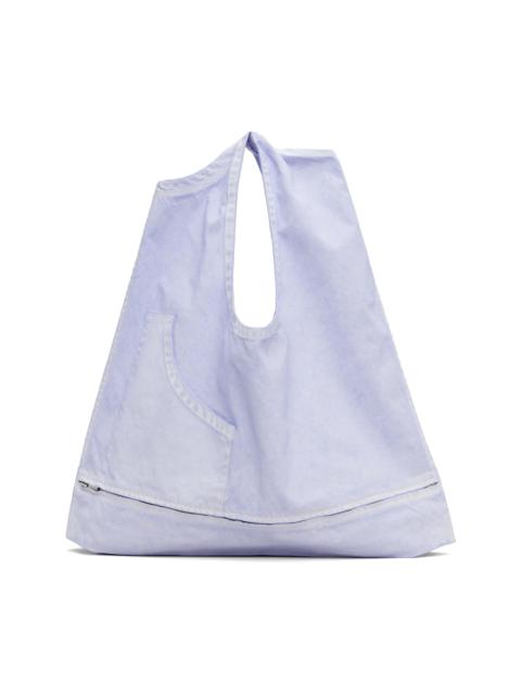 Blue Sculptural Convertible Vest Bag