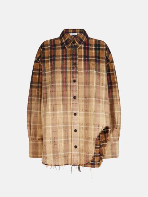 ''DIANA'' BEIGE AND BLACK SHIRT