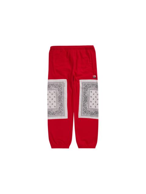 Supreme The North Face Bandana Sweatpant Red