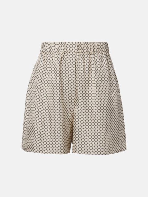 Angelo silk twill Bermuda shorts