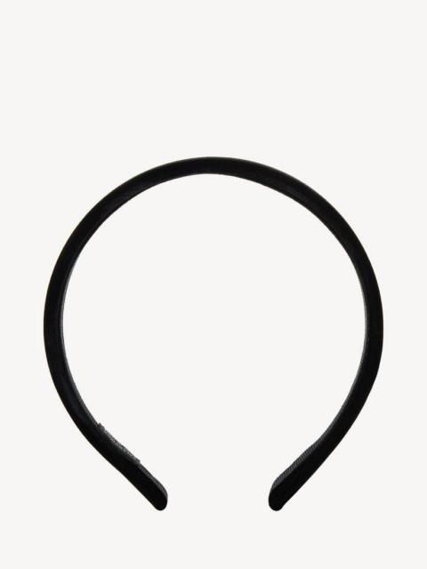 Women's Holli Flat Headband in Black/shiny Silver