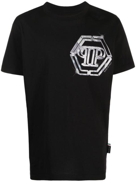 logo-print cotton T-shirt