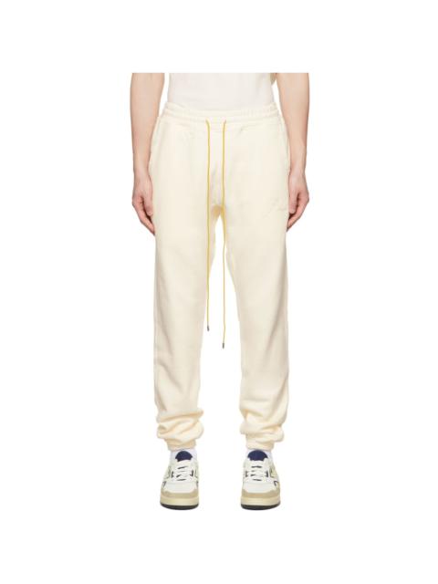 Off-White Embroidered Lounge Pants