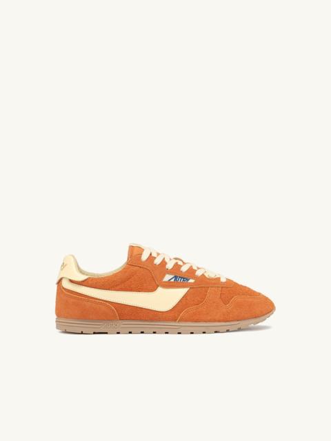 SNEAKERS WINDSPIN IN SUEDE AND LEATHER COLOR FANTA AND