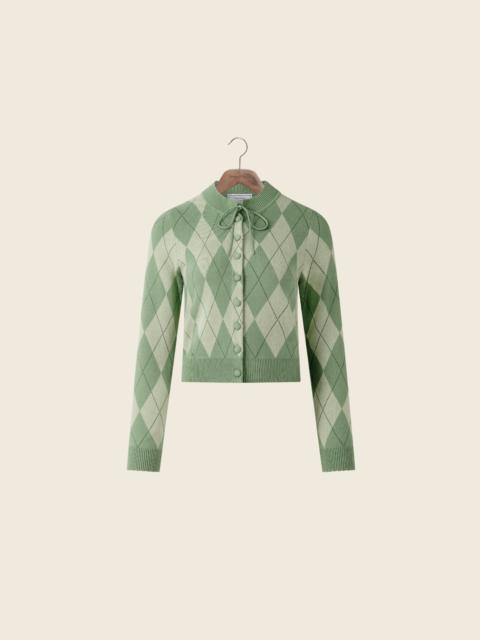 ARGYLE LOUNGE CARDIGAN