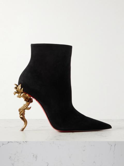 Belle 100 Suede Ankle Boots