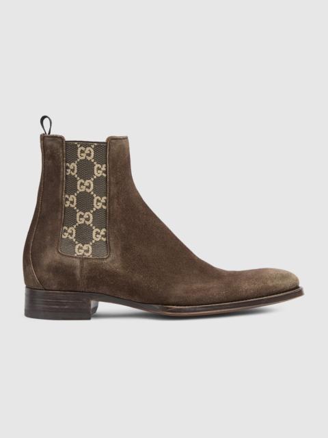 Men's worn-out effect ankle boot