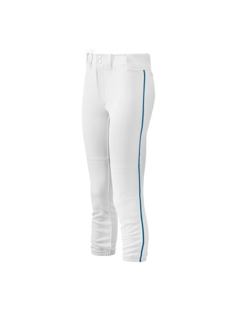 Youth Girl's Belted Piped Softball Pant