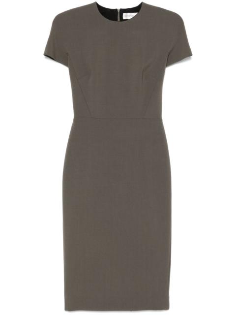fitted midi dress