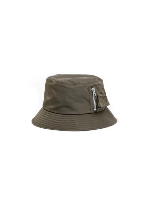 Single Brim Pocket Hat / Nylon Twill