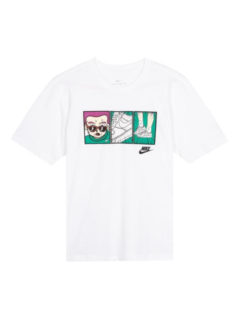 Nike Sportswear Applique T-Shirt 'White' CT6528-100