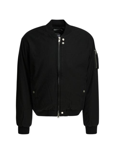 zip-fastening pocket jacket
