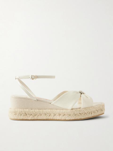 Aella 60 Leather Wedge Sandals