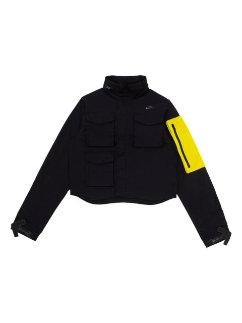 OFF-WHITE x Nike Women's Running Jacket Black/Yellow